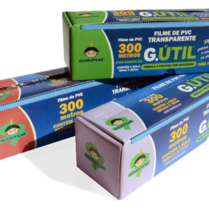 Plástico filme com serrilha