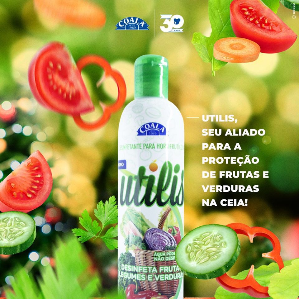 Utilis Desinfetante de Hortifrutícolas Coala.